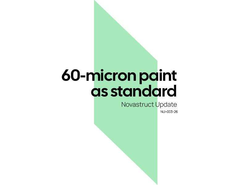 60-micron paint application now included as standard