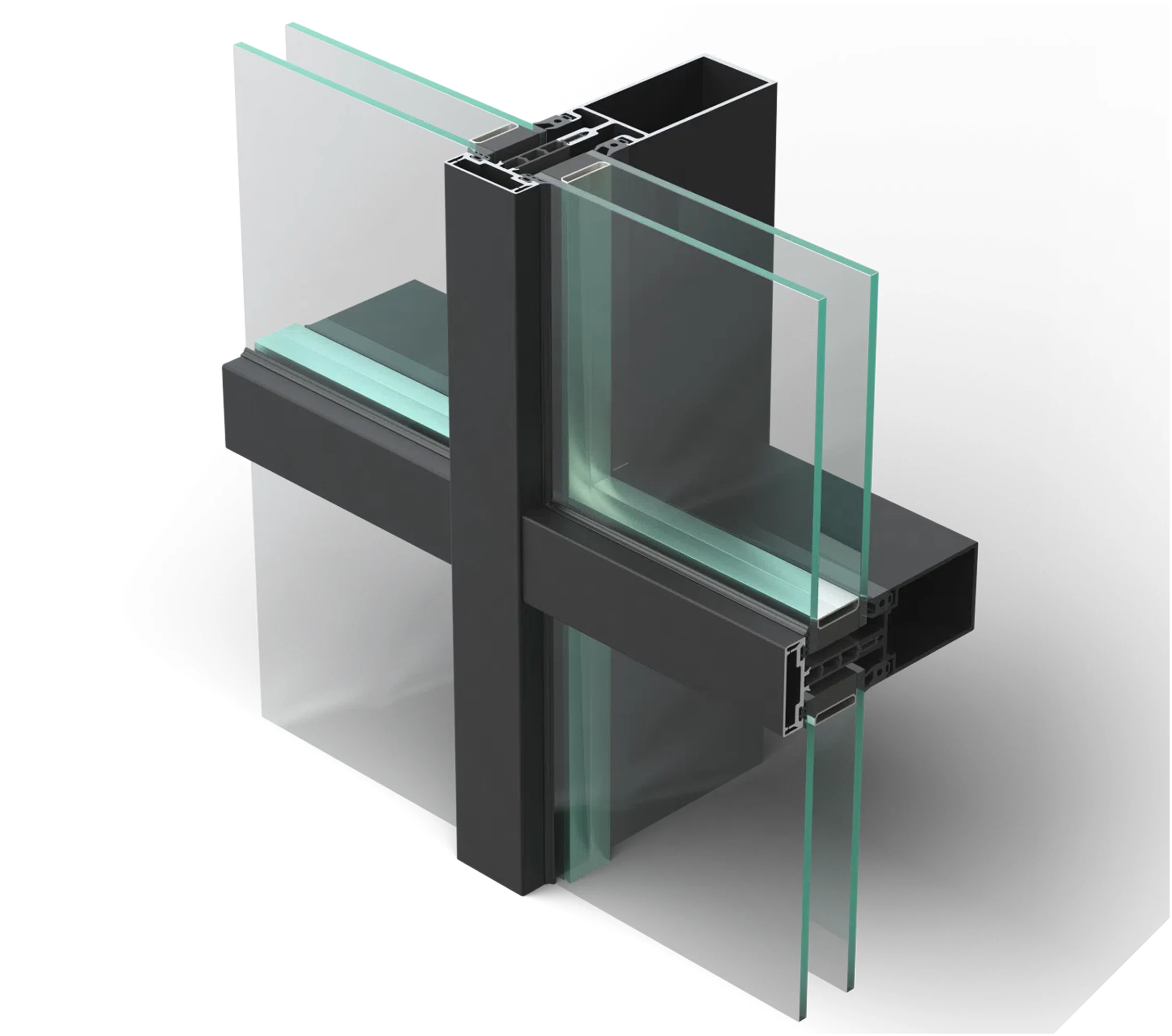 FSX 100 50mm Curtain Wall System