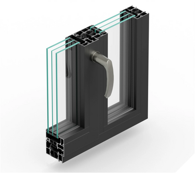 RT 72 Reflex Aluminium Open-In Window