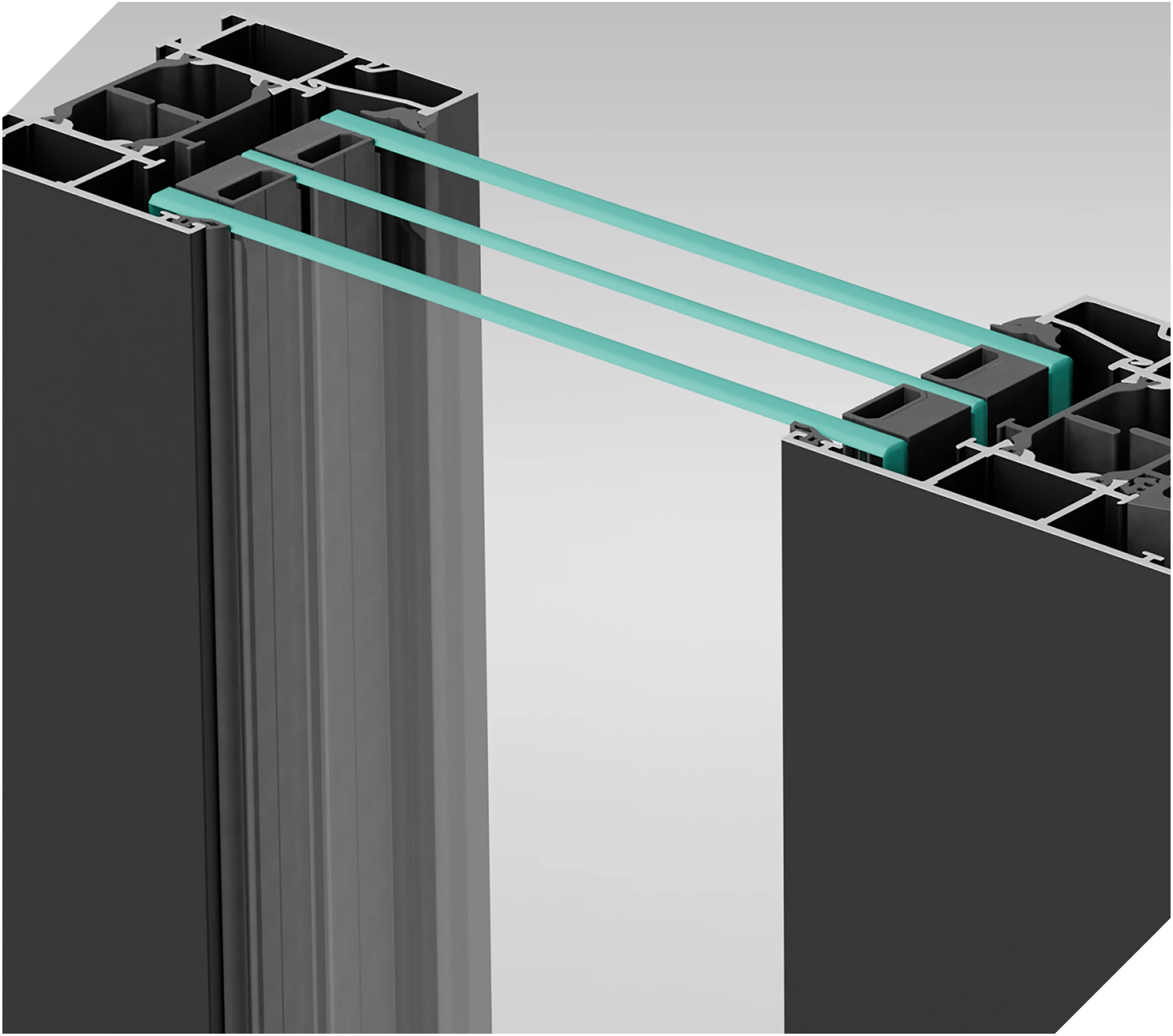 RT 72 Reflex Aluminium Open-In Window